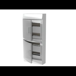 Бокс настенный Mistral41 48М прозрачная дверь (с клемм)