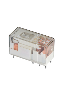 Низкопрофильное реле; 1 перекидной контакт 16А (= 24В DC) прозрачный корпус