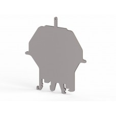 Держатель прозрачной крышки, с возм. Пломбировки (серый); SKK-MR35