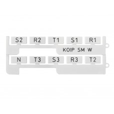 Маркировка без надписей, для AVK 50/ 95/ 150/ 240, 20х9 мм, (белая); KOIP SM W, (упак. 240 шт.) Маркировка без надписей, для AVK 50/ 95/ 150/ 240, 20х9 мм, (белая); KOIP SM W, (упак. 240 шт.)
