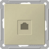 W59 РОЗЕТКА компьютерная RJ45 кат.5Е, механизм, ШАМПАНЬ