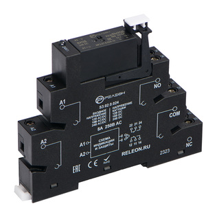 Интерфейсный модуль твердотельного реле (~/= 24В AC/DC) выходная цепь 1НО 5А, 3-57В DC; винтовые зажимы