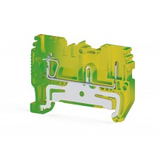 Штекерная клемма с заземлением CTP 2,5T (желто-зеленая)