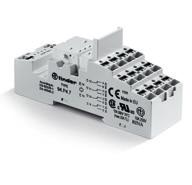 Розетка с безвинтовыми клеммами Push-in для реле 55.32, 55.34, таймера 85.02, 85.04; применяются модули 86.00, 99.02; в комплекте пластиковая клипса 094.91.3; версия: синий цвет