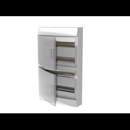 Бокс настенный Mistral41 72М прозрачная дверь (с клемм)