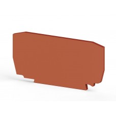 Концевой сегмент на клеммники YBK4, (красный); NPP YBK4