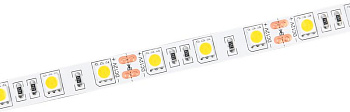 Лента LED 3м LSR-5050WW60-14,4-IP20-12В IEK