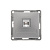 W59 РОЗЕТКА компьютерная RJ45 кат.5Е, механизм, МАТОВЫЙ ХРОМ