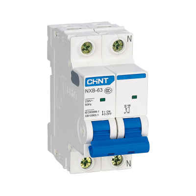 Авт. выкл. NXB-63 1P+N 2A 6кА х-ка B (R)(CHINT)