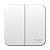 BLANCA О/У 2-клавишный ВЫКЛЮЧАТЕЛЬ (сх.5) ИЗОЛ.ПЛ., 6А, 250В,БЕЛЫЙ