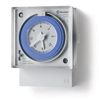 Реле времени механическое недельное; 1СO 16A; питание 120...230В АC; резервн.источ