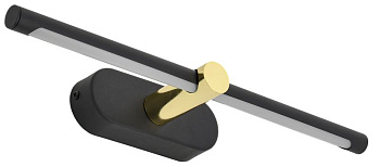 Светильник LED 5114 настенный 9Вт 4000К IP20 черн/золото IEK