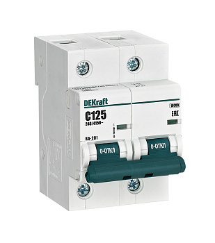 Авт. выкл. 2Р 125А х-ка С ВА-201 10кА