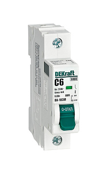 Авт. выкл. без теплозащиты 1P 6А х-ка C 6кА ВА-103M