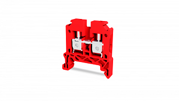 Клеммник на DIN-рейку (Винтовой) 6 мм.кв. (красный);TBL 6