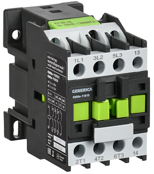 Контактор КМИе-11810 18А 110В/АС3 1НО IEK