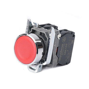 Кнопка SB4 в сборе модульная 22мм красная с возвратом металл 1НО+1НЗ Кнопка SB4 в сборе модульная 22мм красная с возвратом металл 1НО+1НЗ