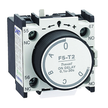 Приставка выдержка времени F5-T4 к контактору NC1, NC2 и NXC (R)(CHINT)