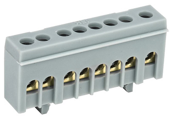 Шина L "фаза" в корп изол на DIN-рейку ШНИ-6х9-8-К-Ср ИЭК