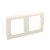 Рамка на 2+2 модуля (двухместная), белая, RAL9010