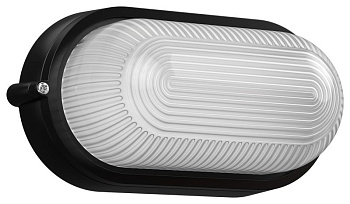 Светильник НПП1401 черный/овал 60Вт IP54 IEK