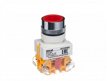 Выкл. кноп. с фикс. ABF D22 кр. 220В ВK-22