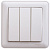 W59 3-клавишный ВЫКЛЮЧАТЕЛЬ, 10АХ, в сборе, БЕЛЫЙ