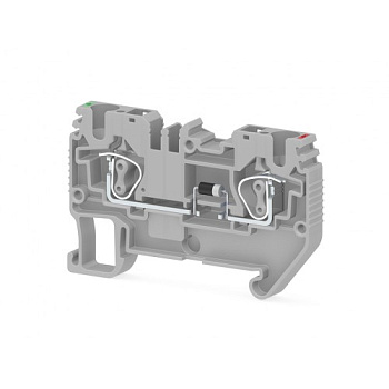 Пружинная клемма серии  SRD 4D_A (Серый)