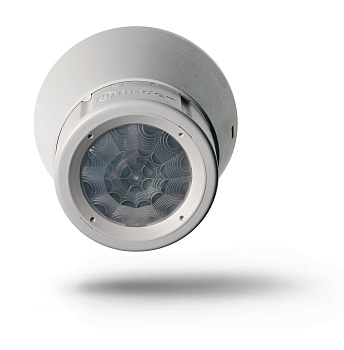 Пассивный инфракрасный детектор движения для внутреннего монтажа; 1NO 10A (контакт без потенциала); питание 24В АC/DC; установка на поверхность; степень защиты IP40