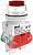 Выкл. кноп. ABLFP D30 КРАСНЫЙ LED 220В ВK-30