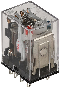 Реле РЭК78/4(MY4) с индикацией 3А 24В AC IEK