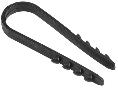 Дюбель хомут 11-18мм нейлон черный (100шт) IEK