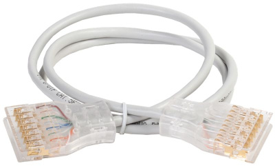ITK Патч-корд 110-110 4 пары, кат.5Е, 3м, серый