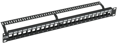 ITK 1U Модульная патч-панель UTP 24 порта