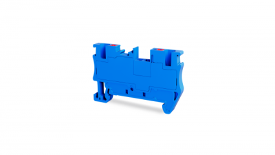 Клеммник на DIN-рейку (Push-in) 2,5 мм.кв. (синий); PFT 2,5