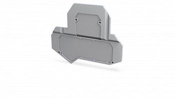 Разделитель клеммных групп для TBL 4 2P(серый); PR TBL 4 2P