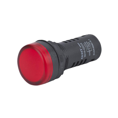 Индикатор помехозащищенный ND16-22D/4K2 красный АС 230В (R)(CHINT)