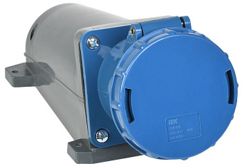 Розетка 133 стационарная 2Р+РЕ 63А 220В IP54 ИЭК