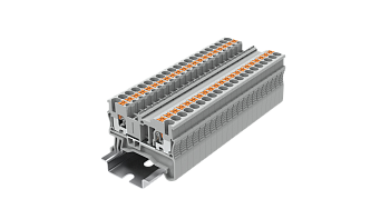 TP2.5-2-GY Клемма TP 1-1 проходная Push-in, сеч.2.5мм2, сер.