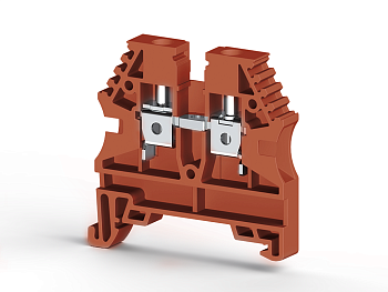 ЗАМЕНА на 304134RP Клеммник на DIN-рейку 4мм.кв. (красный); AVK4