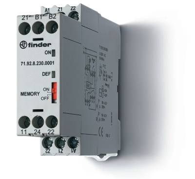 Термисторное реле (PTC); память отказов; питание 24В АС/DC; выход 2СO 10A;