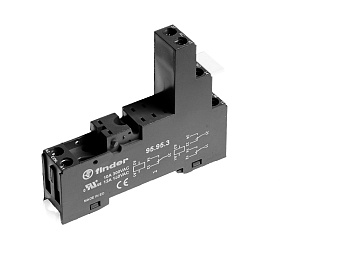 Розетка с винтовыми клеммами (с зажимной клетью) для реле 40.31; применяются модули 99.80; в комплекте металлическая клипса 095.71; версия: синий цвет