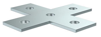 Пластина соед. X-образная для STRUT-профиля HDZ IEK