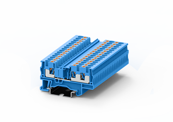 TP4-3-BU Клемма TP 1-2 проходная Push-in, сеч.4мм2, син.