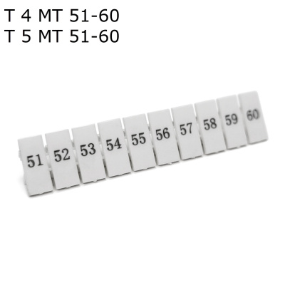 Полоса маркировочная 51-60, 50 шт.