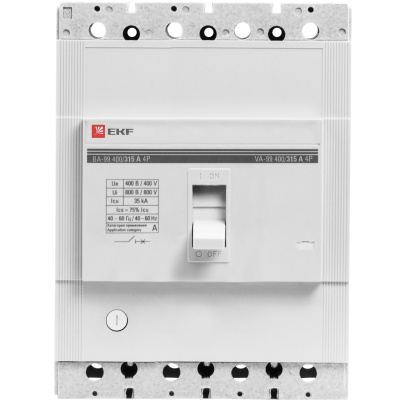 Выключатель автоматический ВА-99 400/315А 4P 35кА EKF PROxima