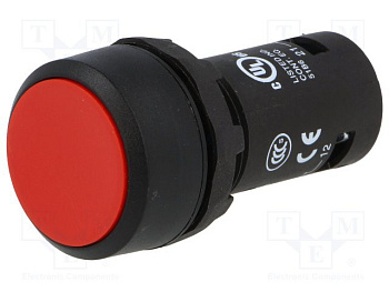 Кнопка CP2-30R-01 красная с фиксацией 1HЗ Кнопка CP2-30R-01 красная с фиксацией 1HЗ