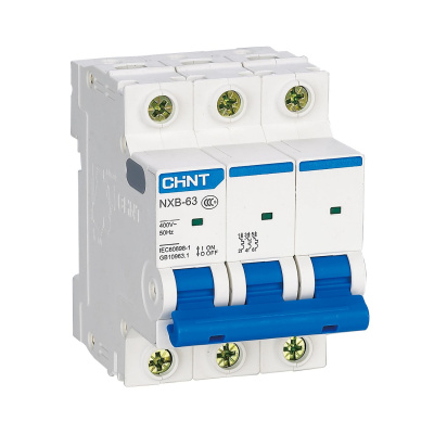 Авт. выкл. NXB-63S 3P 25А 4.5kA х-ка D (R) (CHINT)