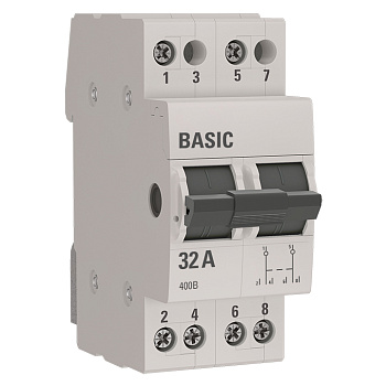 Трехпозиционный переключатель 2P 32А  Basic