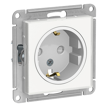 ATLASDESIGN ART РОЗЕТКА с заземлением со шторками, 16А, механизм, БЕЛЫЙ ATLASDESIGN ART РОЗЕТКА с заземлением со шторками, 16А, механизм, БЕЛЫЙ